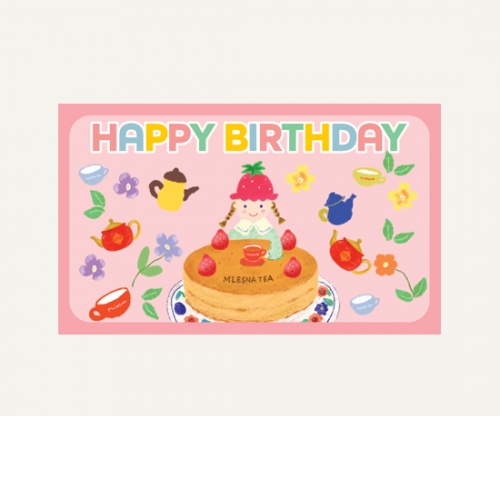 メッセージギフトカード【L.happybirthday 】 